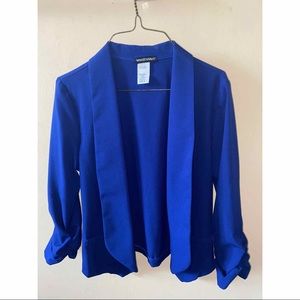 Windsor royal blue light open blazer
